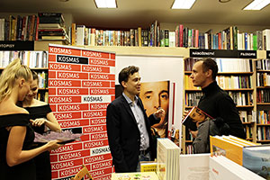 Autogramiáda Daniela Rese v prodejně knihkupectví Kosmas v Perlovce